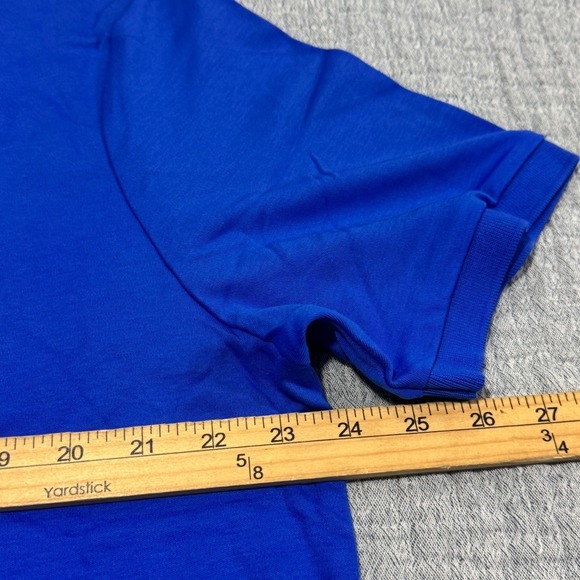 NWT Polo Ralph Lauren Golf Polo Soft Cotton Shirt Mens Large Blue Red Pony - Picture 6 of 9